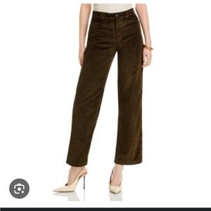 Madewell Emmett Wide Leg Corduroy pants dark green